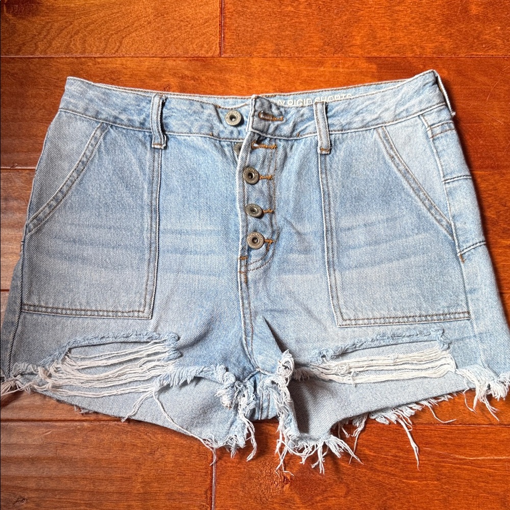 Light Blue Jean Shorts